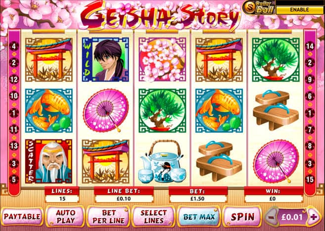 Permainan Asyik Slot Geisha Story Playtech