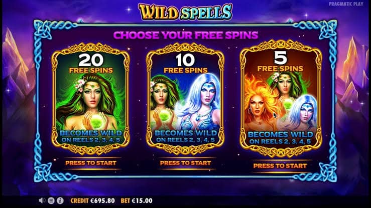 3 Penyihir Cantik? - Slot Wild Spells Pragmatic Play